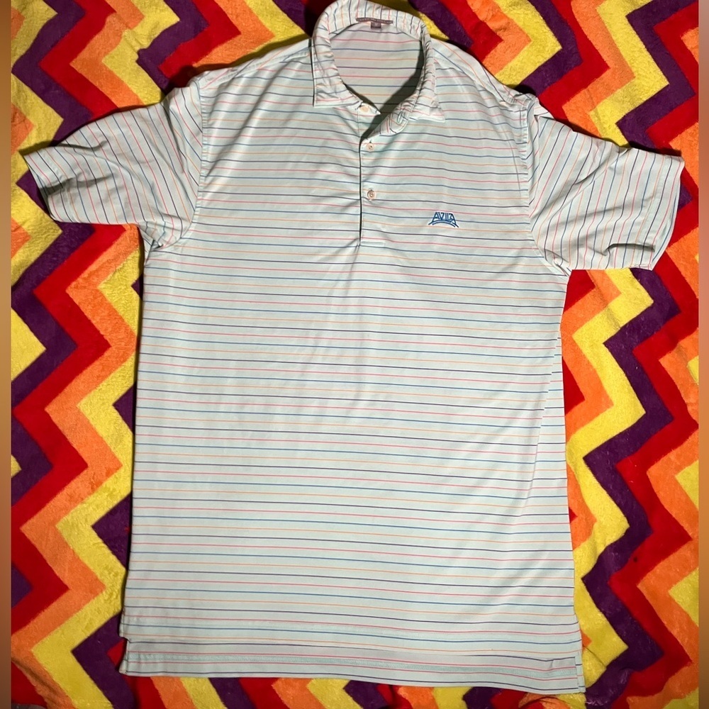 Peter Millar summer comfort striped polo shirt